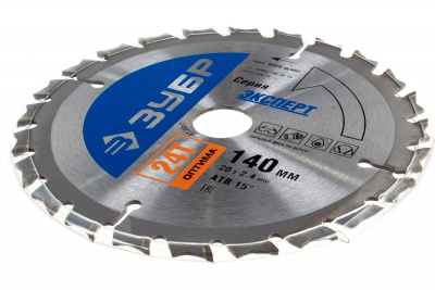 Диск (круг) пильный  ЗУБР "ОПТИМА" 140*20(24Т)