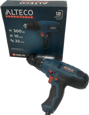 Дрель-шуруповерт ALTECO D 0328 (D 300-10 MC)