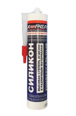 Силикон X-PERT санитарный универсальный серый 260 ml