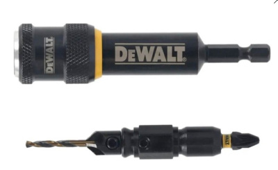 Быстросменный узел DeWalt, бита PZ2/сверло с зенкером 6мм