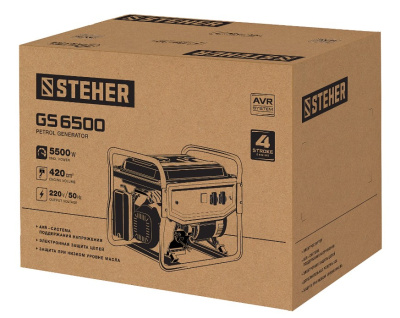 Бензогенератор STEHER GS-6500